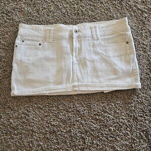mini jean skirt